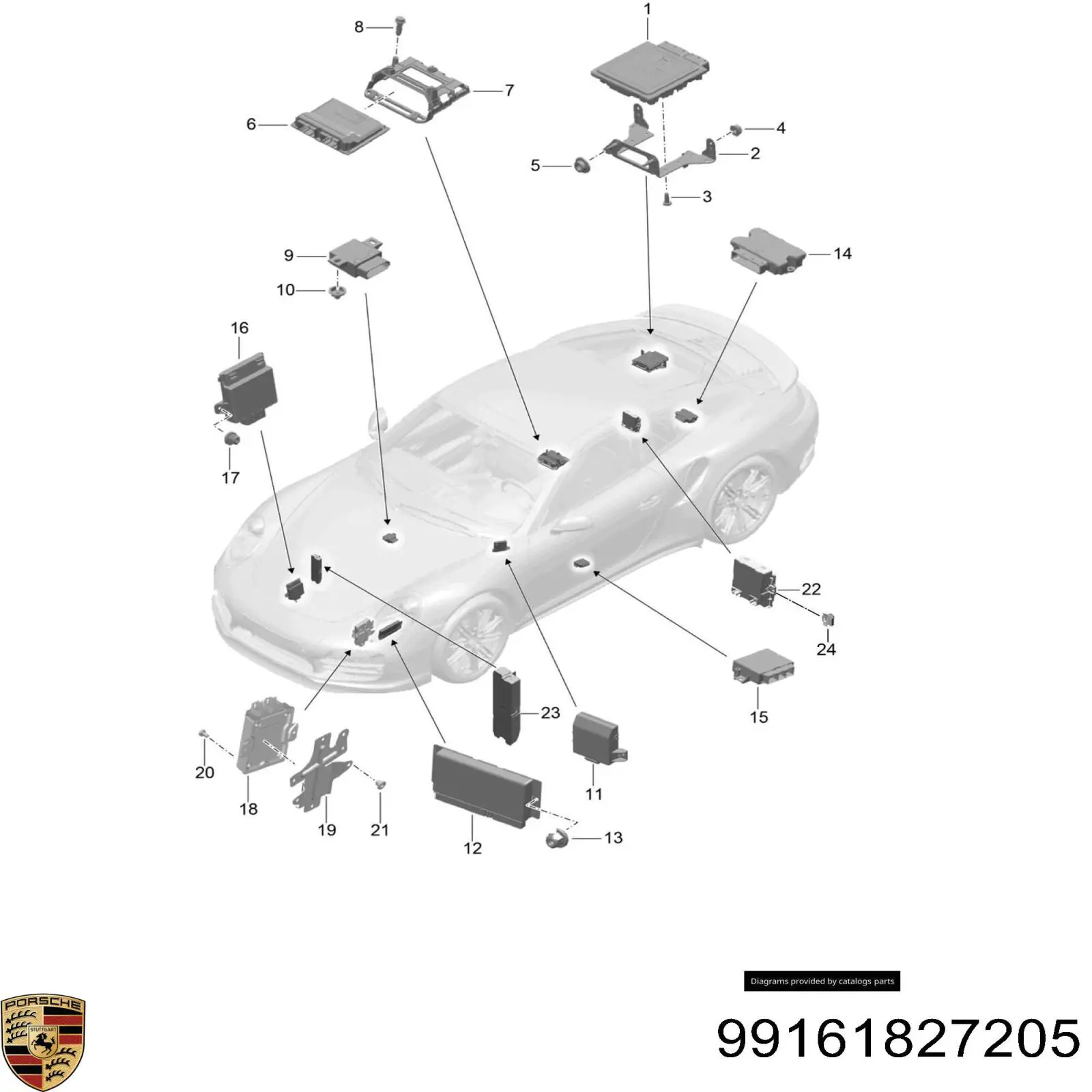  Porsche 99161827203 ціна, від 361.08 USD