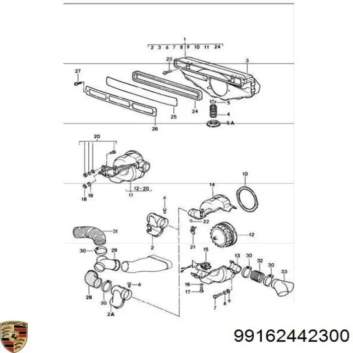 Реле обігрівача Porsche 99162442300