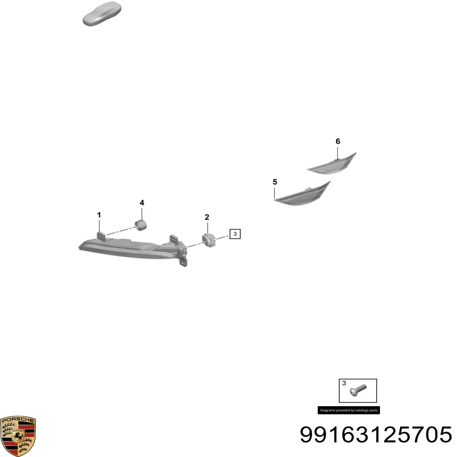 99163125704 Porsche 