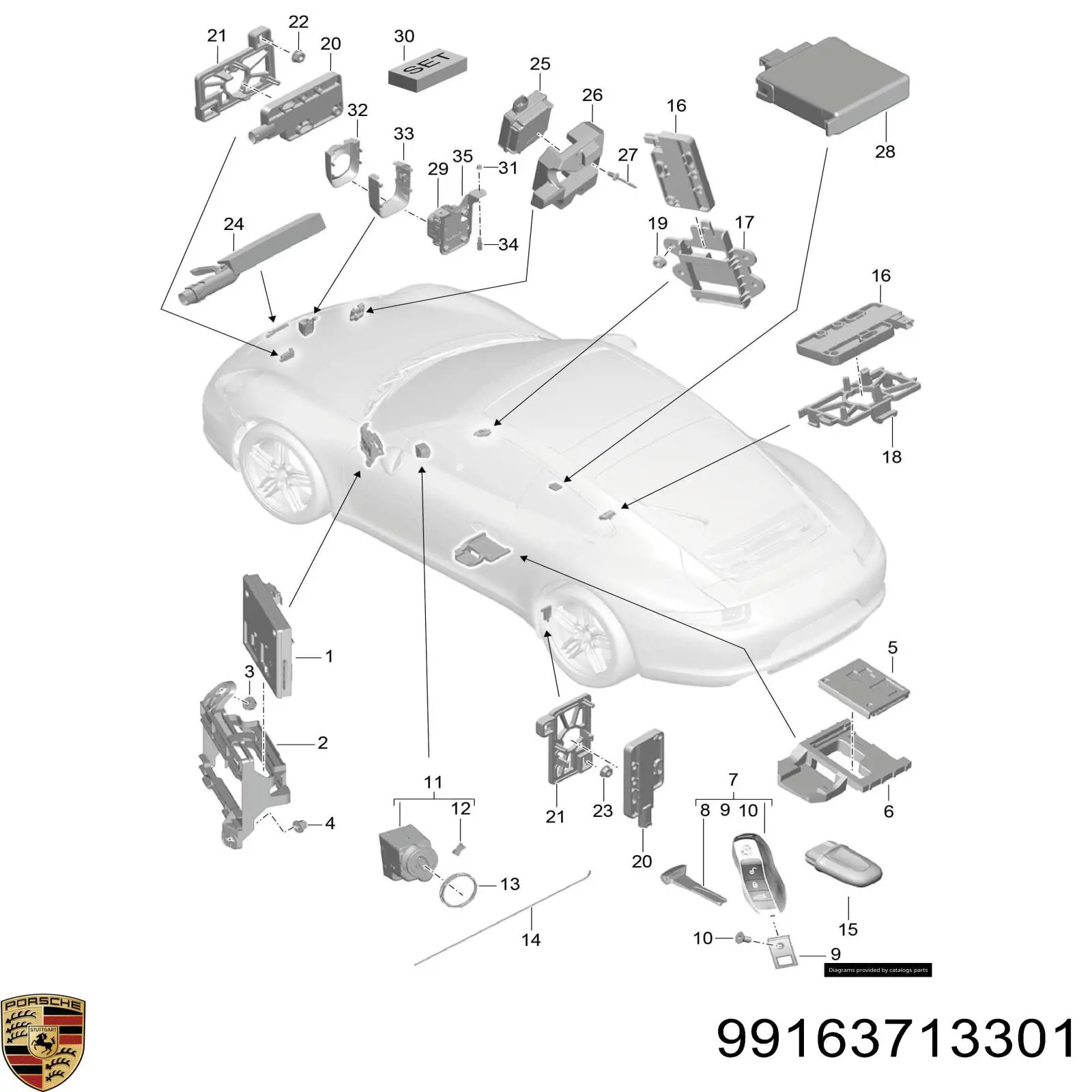 99163713301 Porsche 