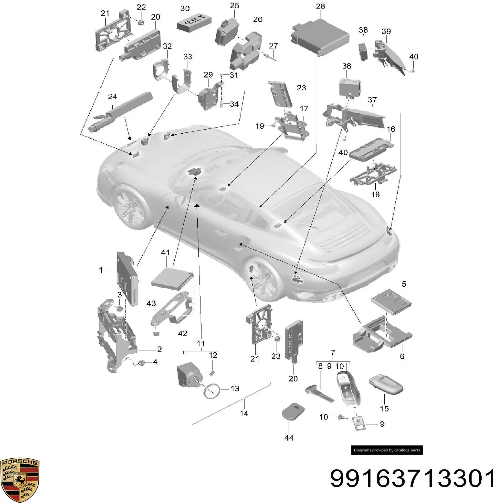  Porsche 99163713301 ціна, від 201.31 USD
