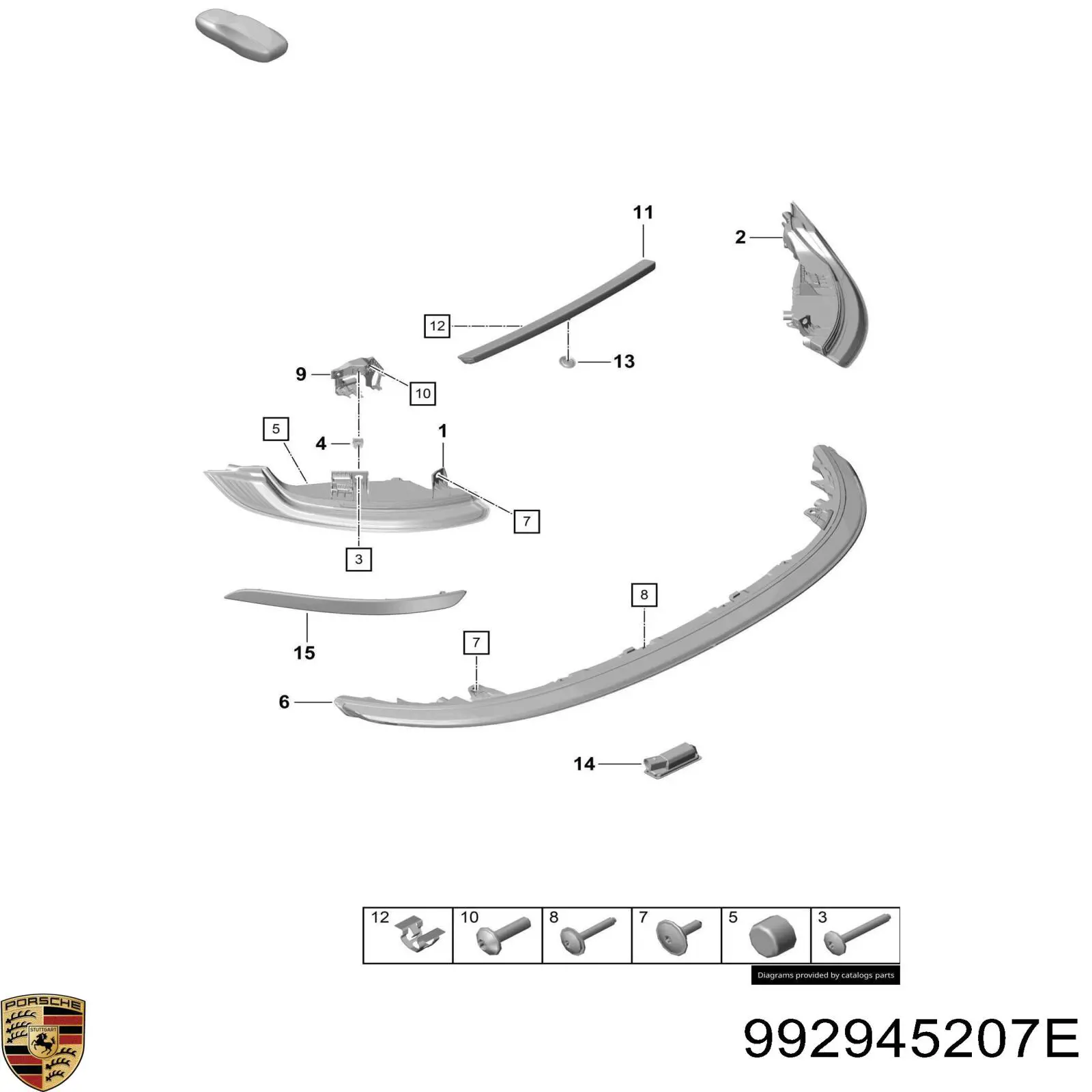Купити 992945207E Porsche 