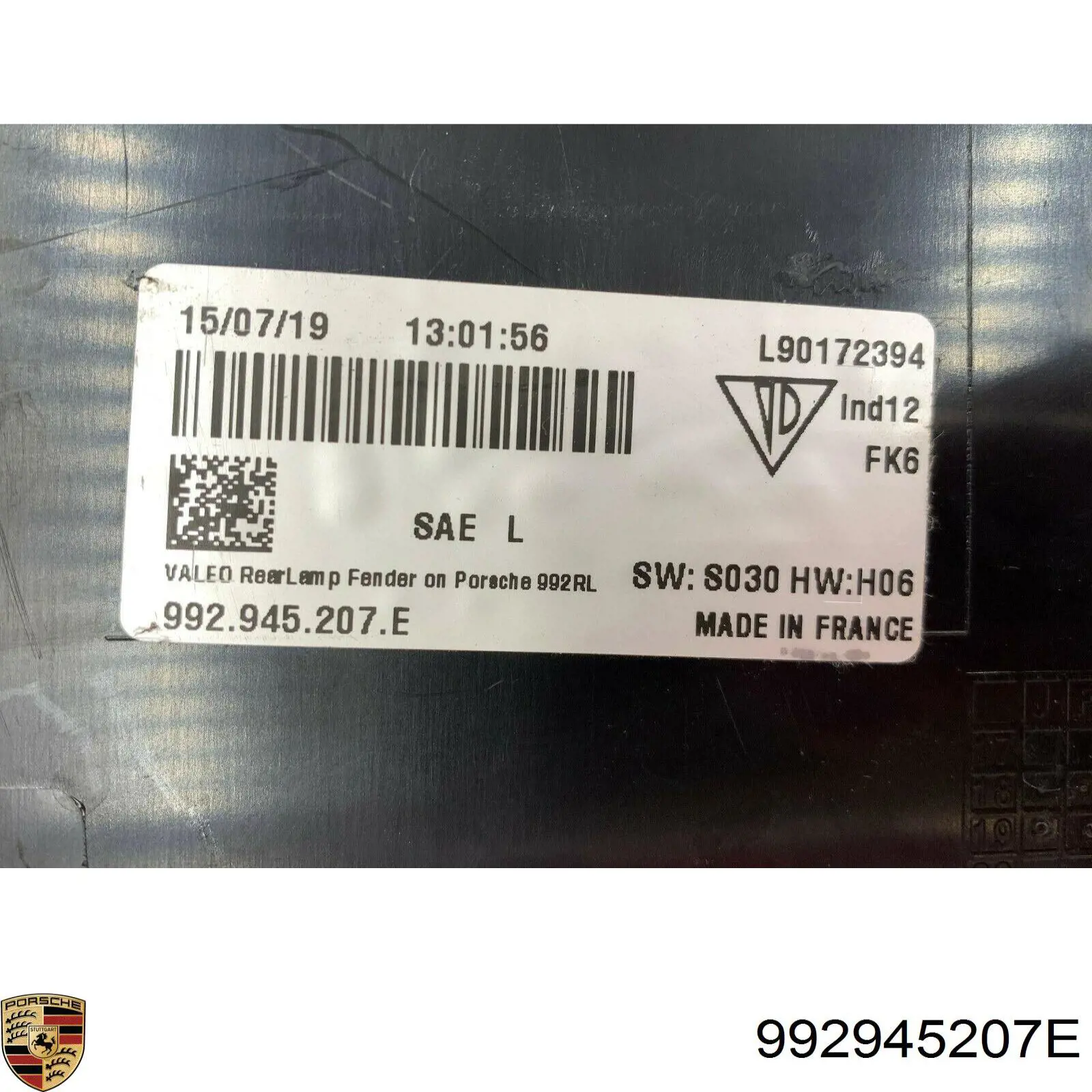 992945207E Porsche