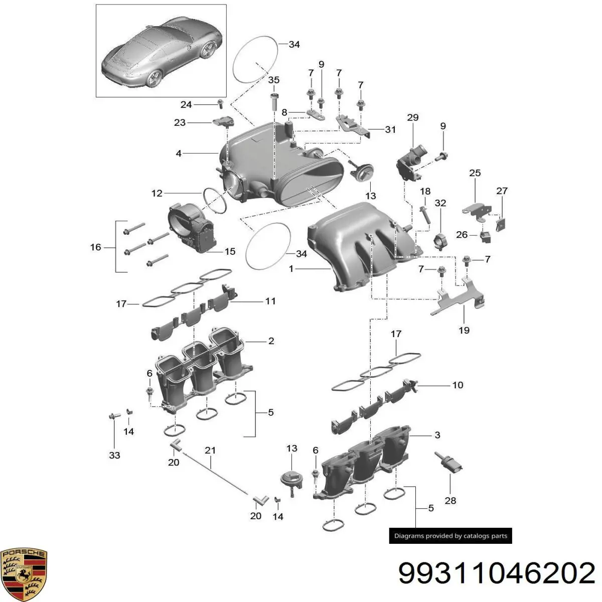  99311046202 Porsche