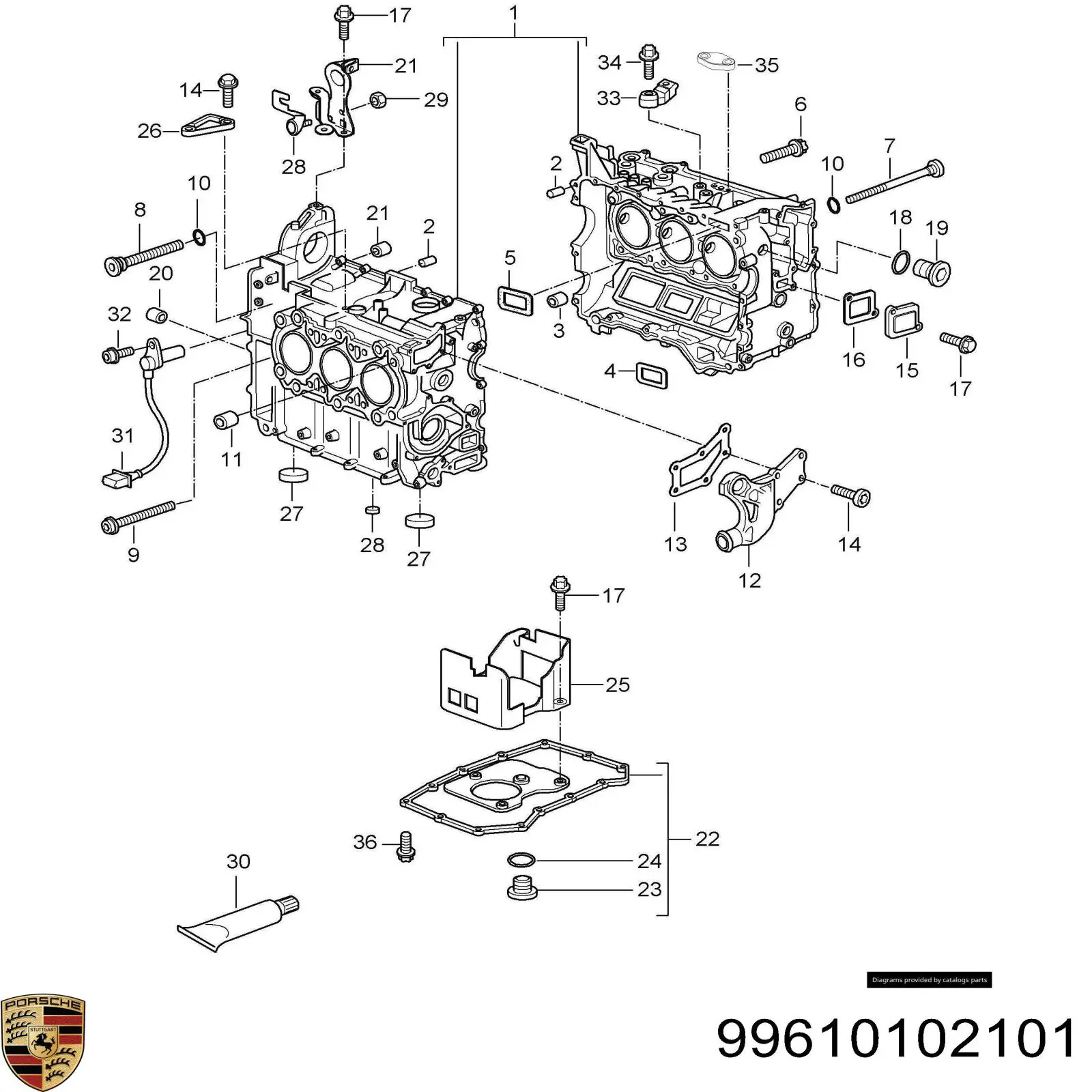 Купити 99610102103 Porsche 