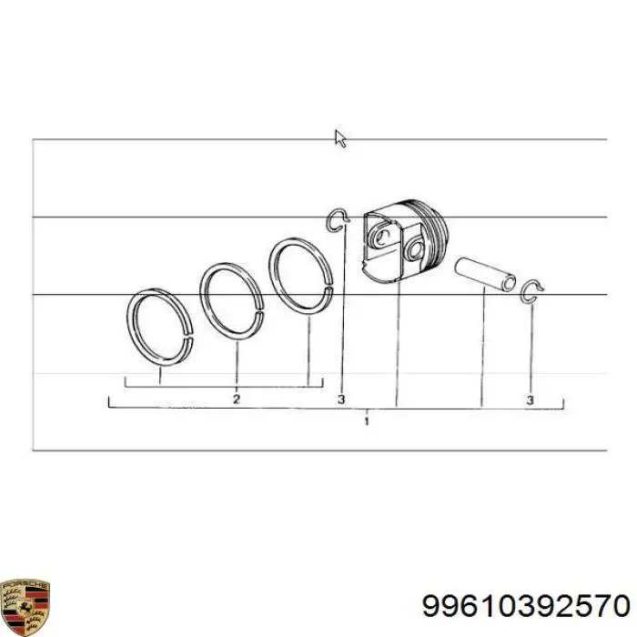  Porsche 99710307170