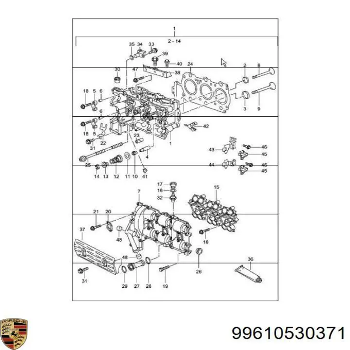 99610530371 Porsche 