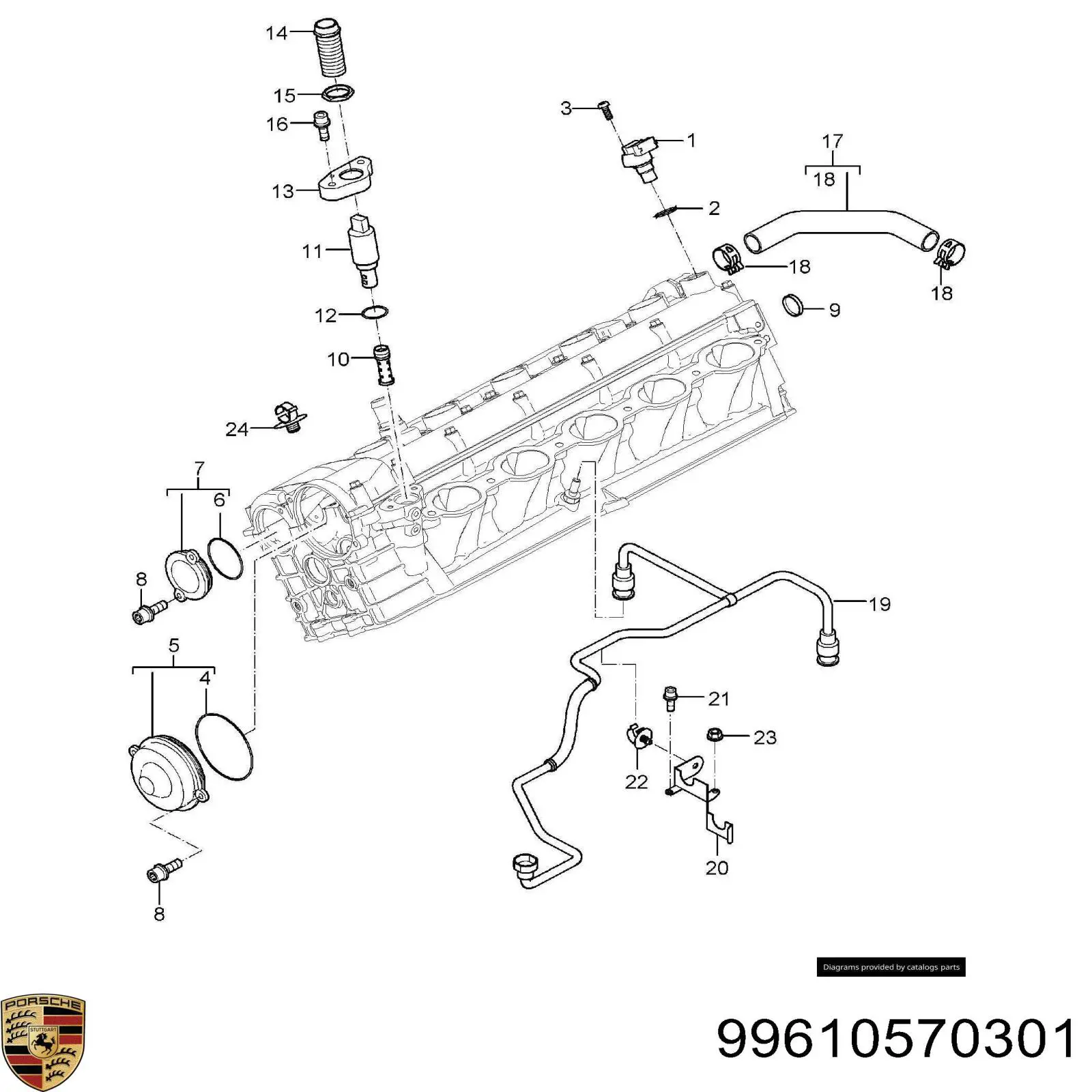 99610570301 Porsche 