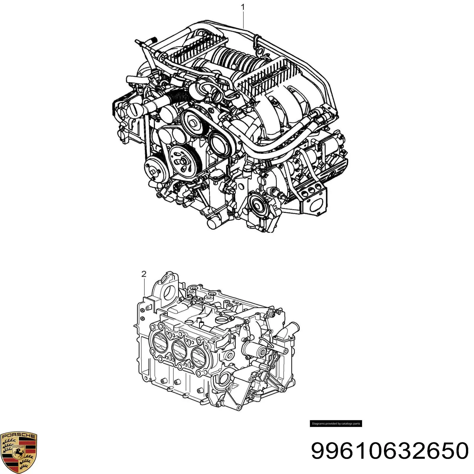 Купити 99610632650 Porsche Прокладка водяної помпи