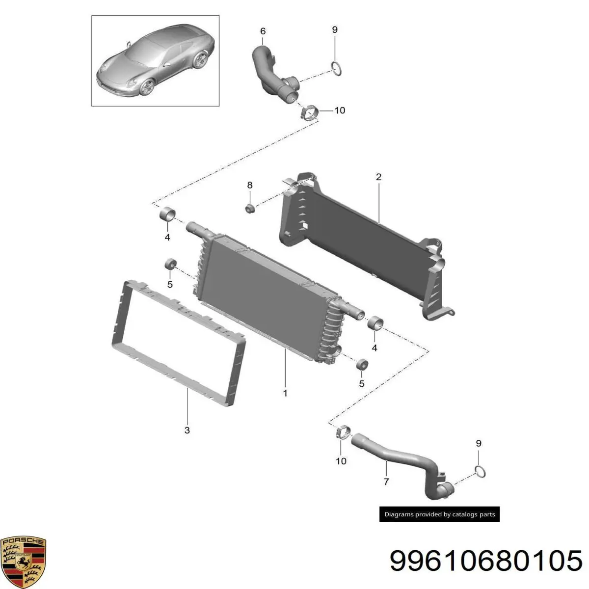 Купити 99610680105 Porsche 