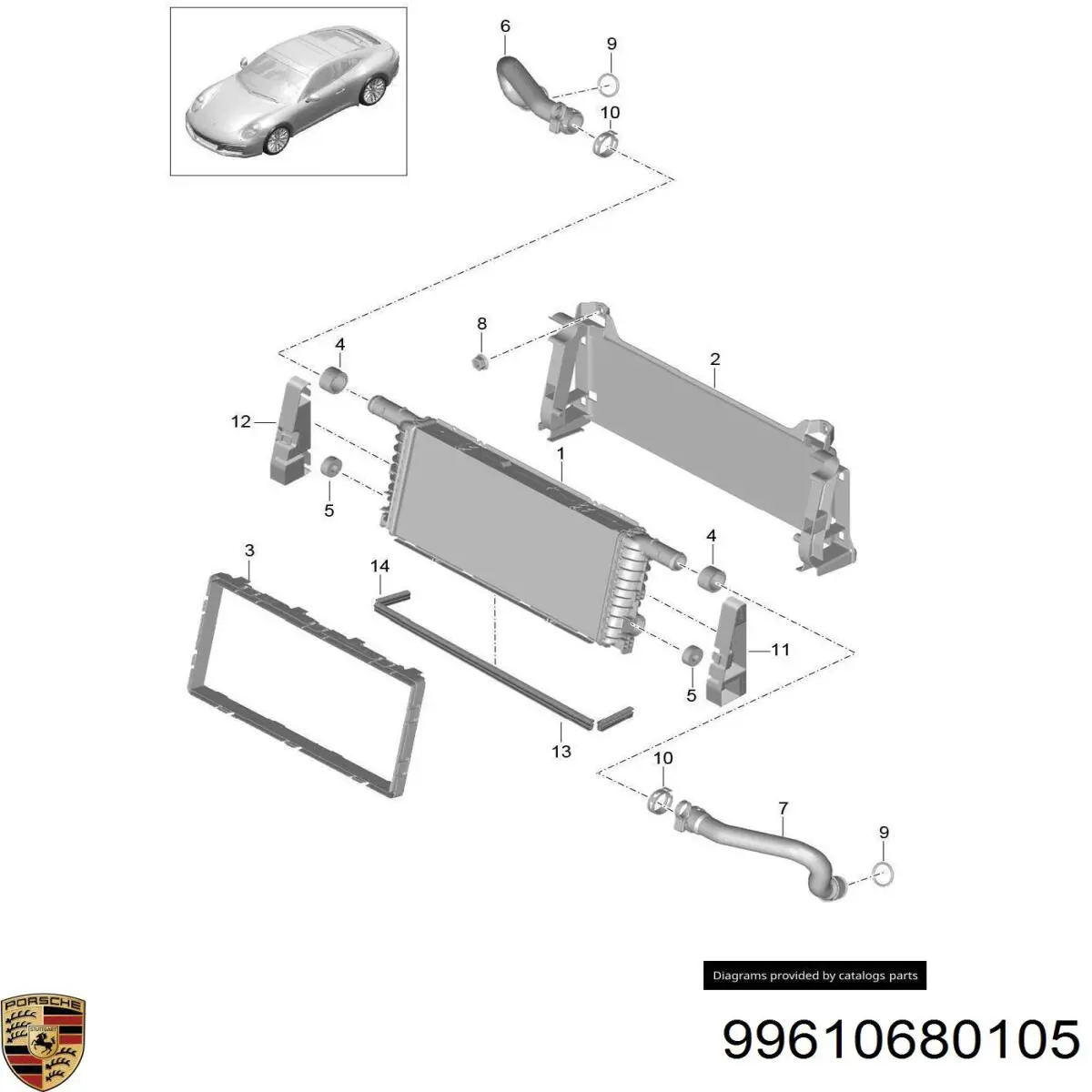 99610680105 Porsche 
