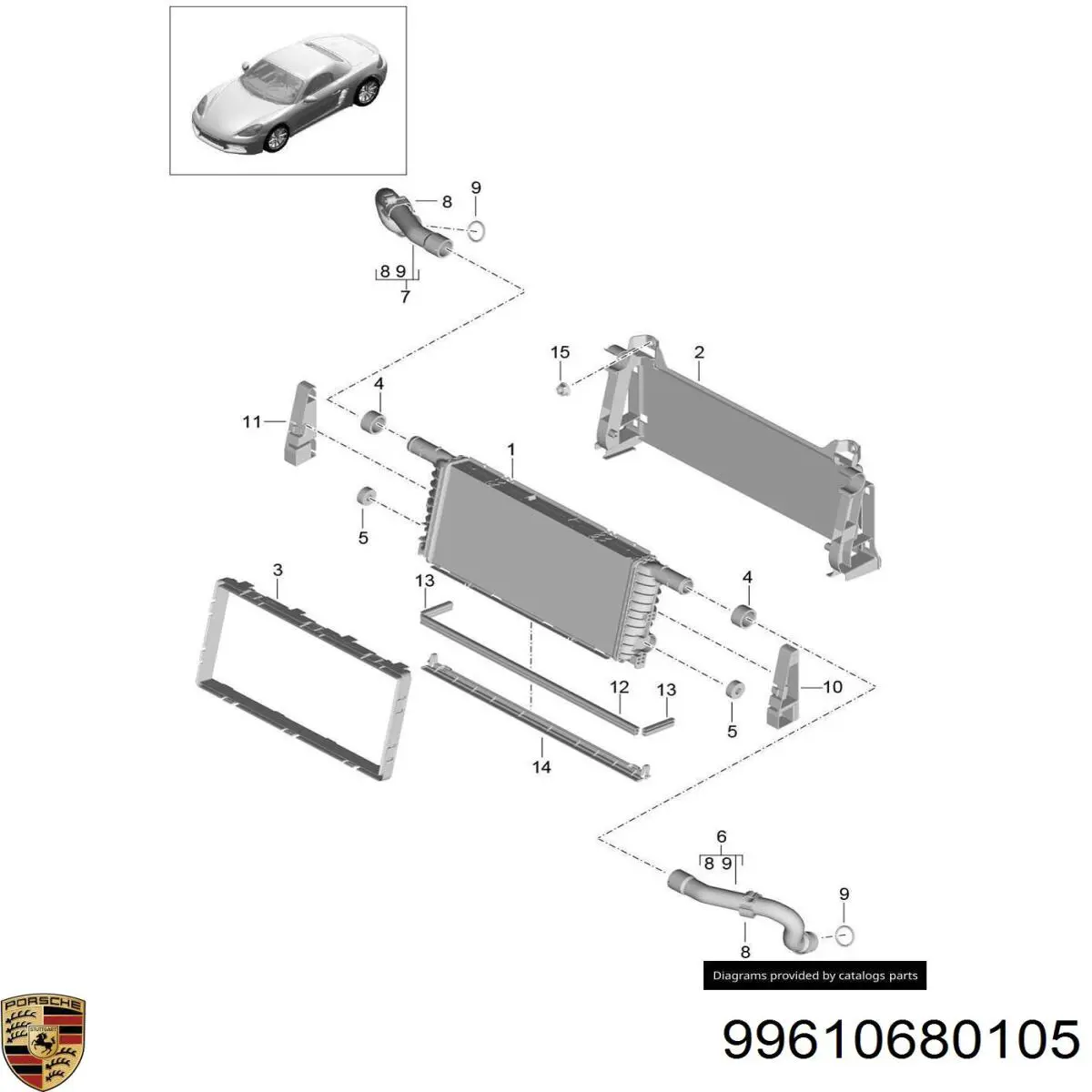  Porsche 99610680105 ціна, від 10.45 USD