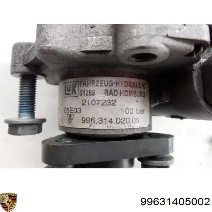 Насос ГПК Porsche 99631405002 ціна, від 102.62 USD