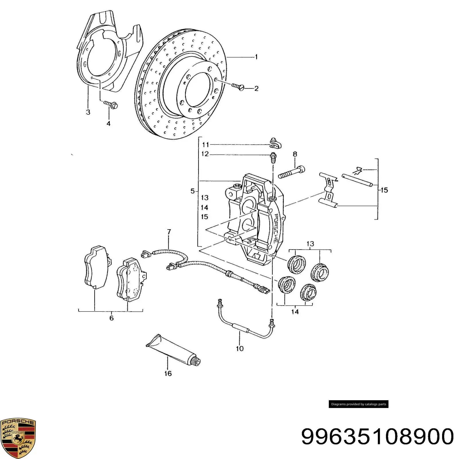 99635108901 Porsche 