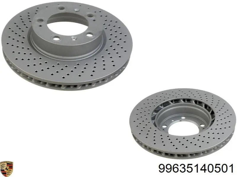 Диск переднього гальма Porsche 99635140501 ціна, від 133.75 USD