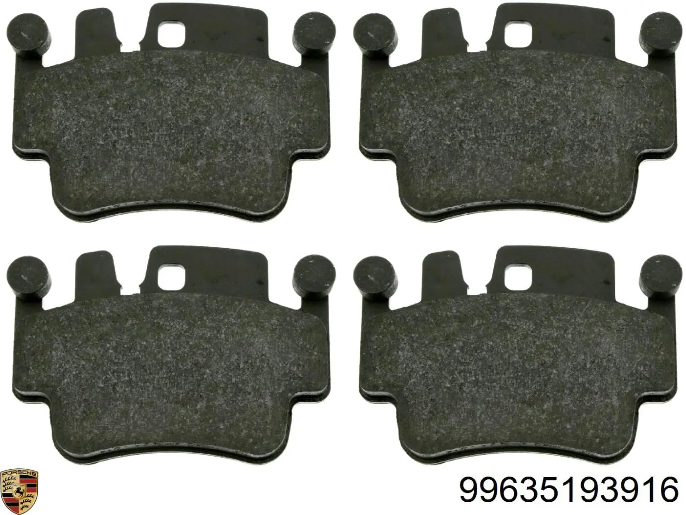99635193916 Porsche Передні гальмівні колодки