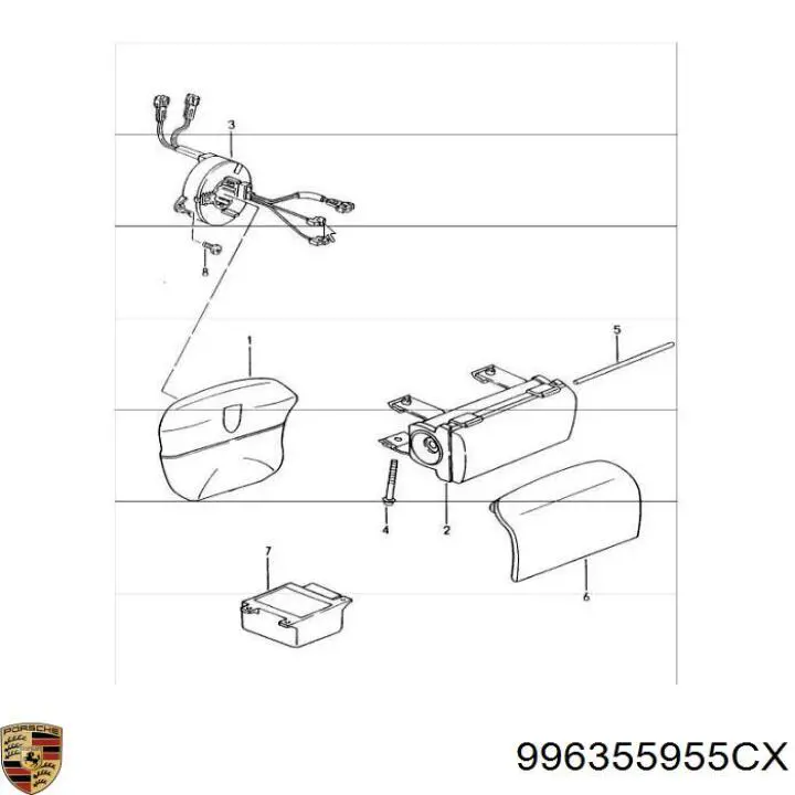 Купити 996355955CX Porsche Гідроблок АБС