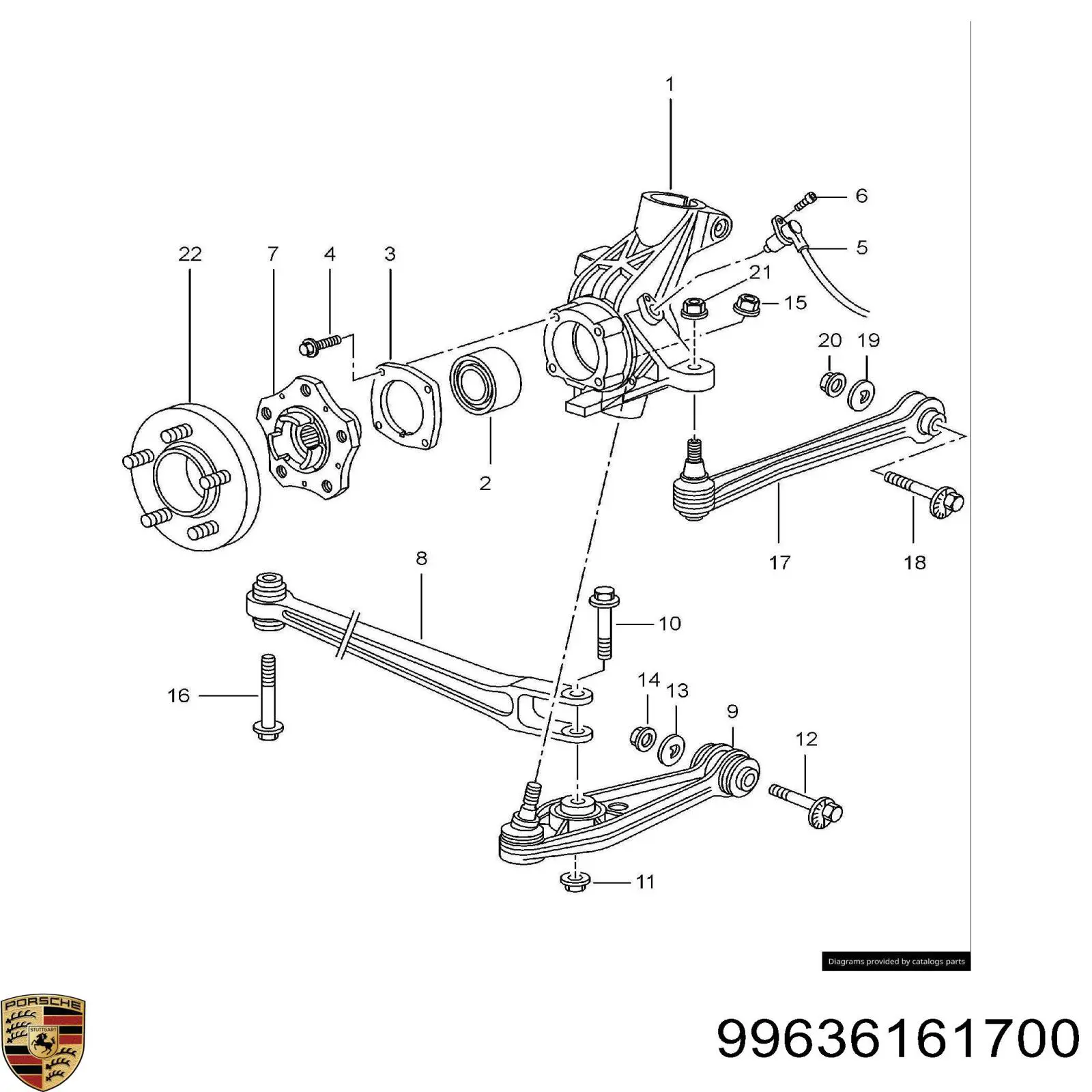 Купити 99636161700 Porsche 