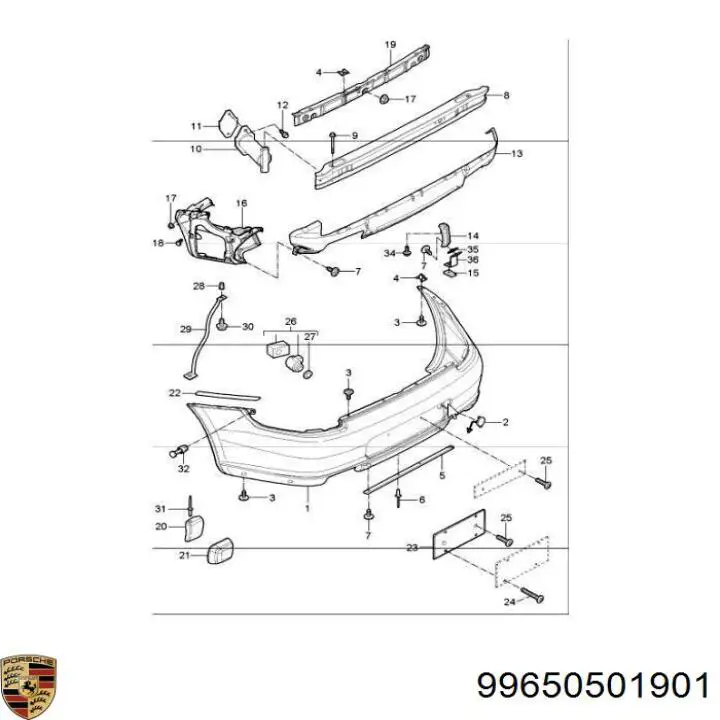 99650501901 Porsche 