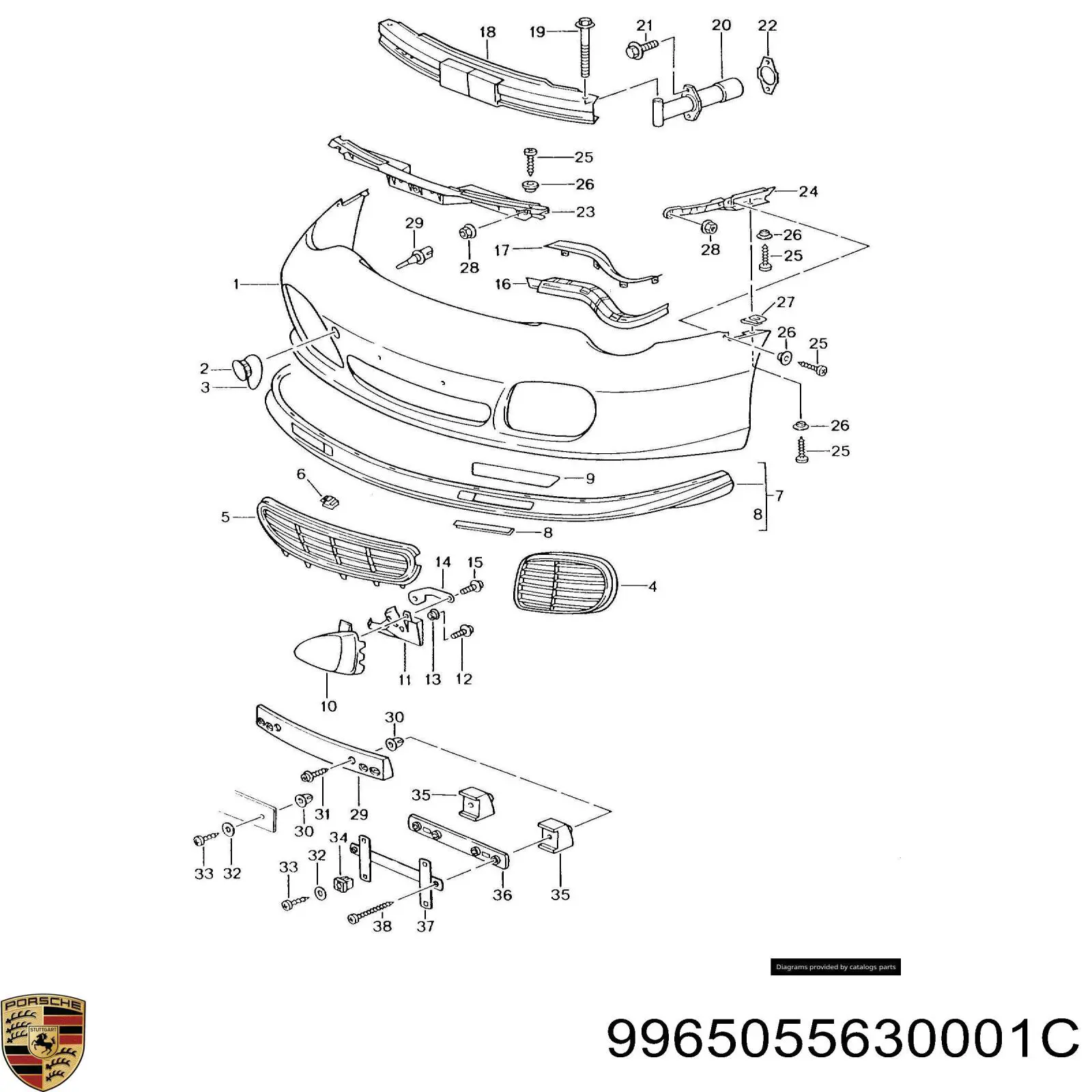 Купити 9965055630001C Porsche 