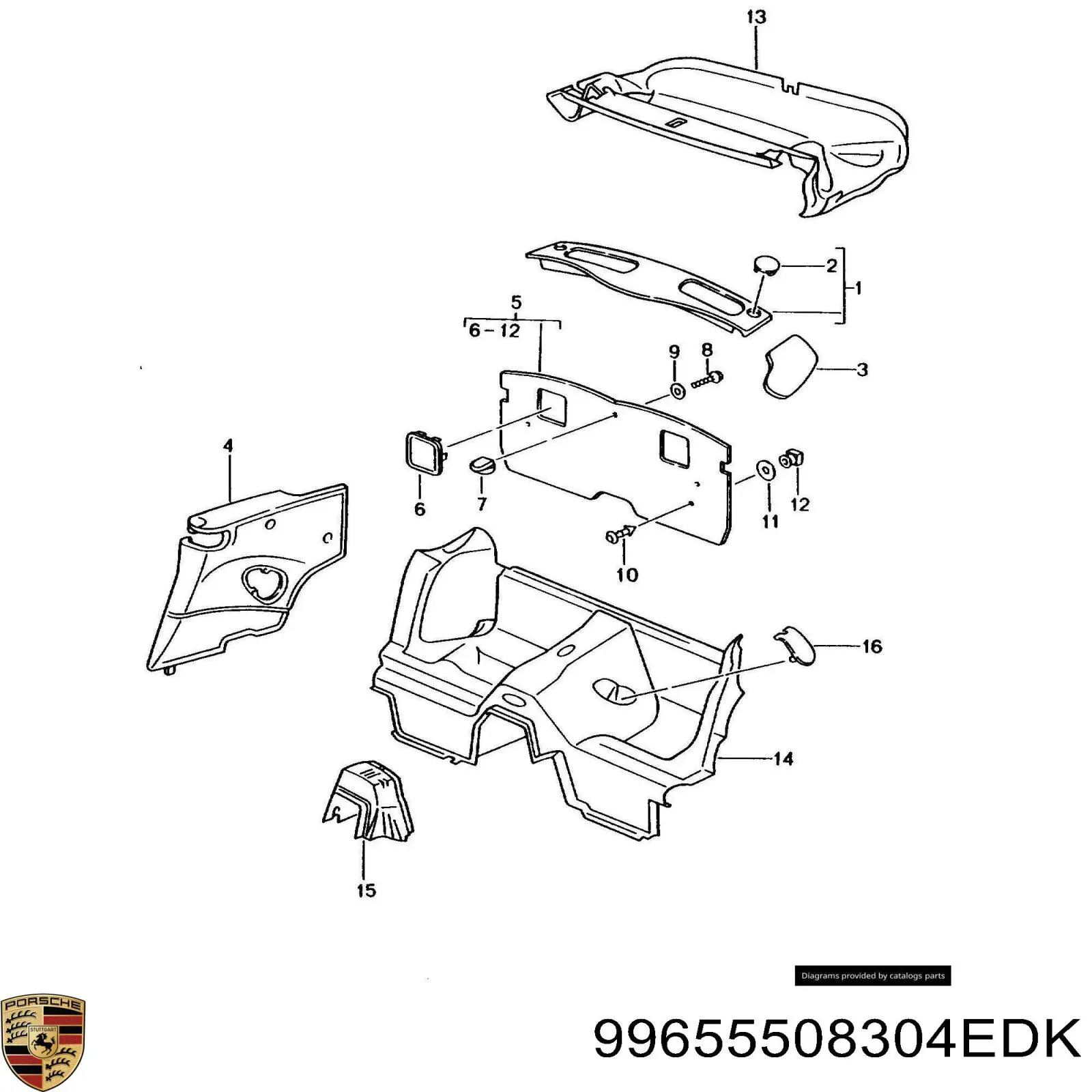  Porsche 99655508304EDK ціна, від 3344.36 USD