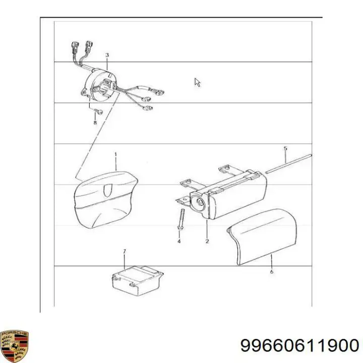  Porsche 99660611900 ціна, від 1087.54 USD