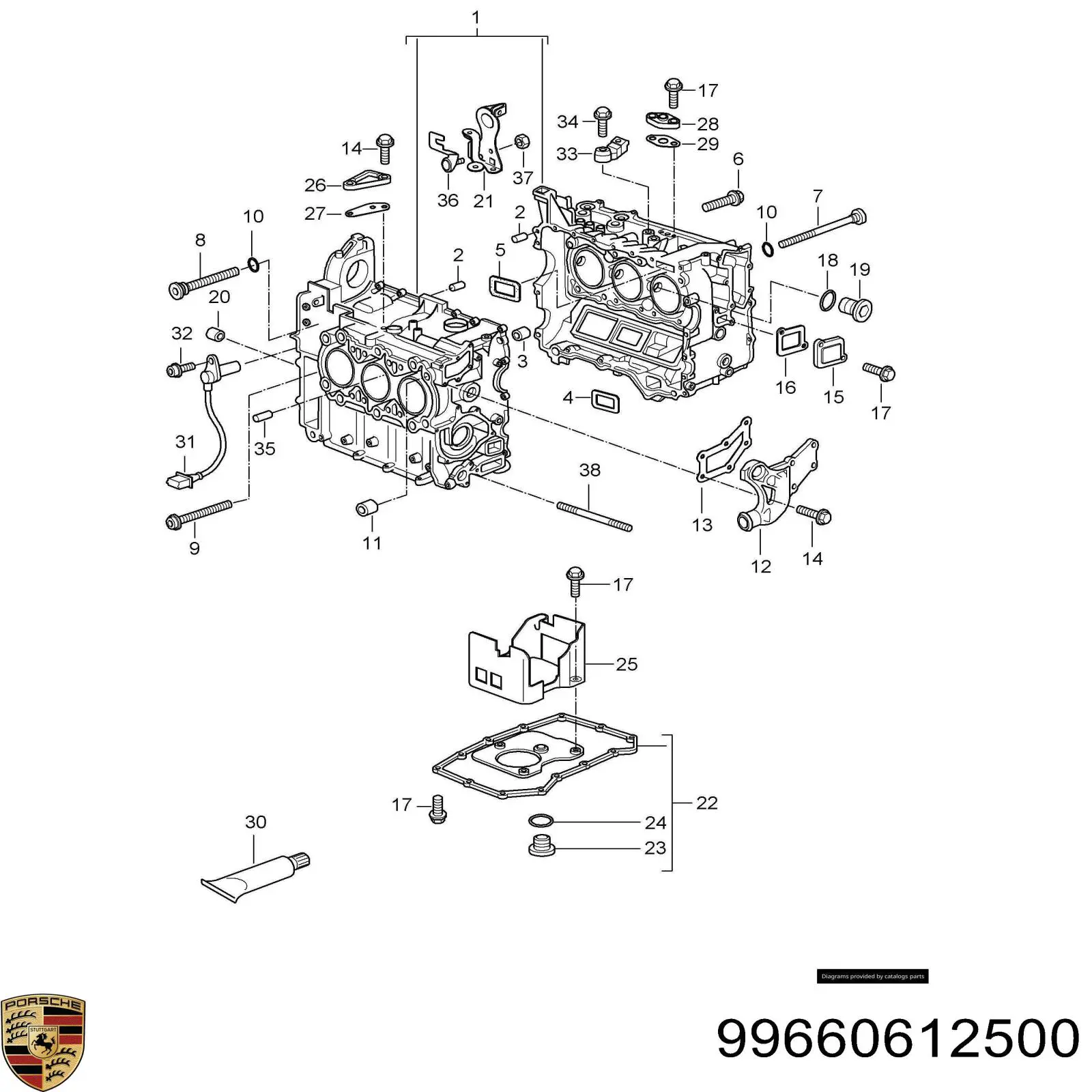 Купити 99660612500 Porsche Датчик детонації
