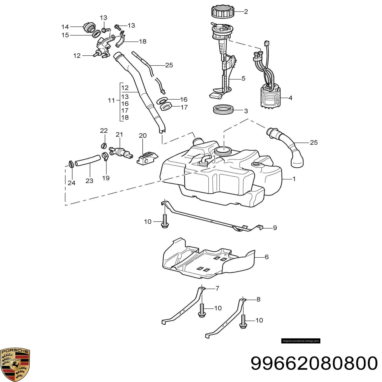 Купити 99662080800 Porsche 