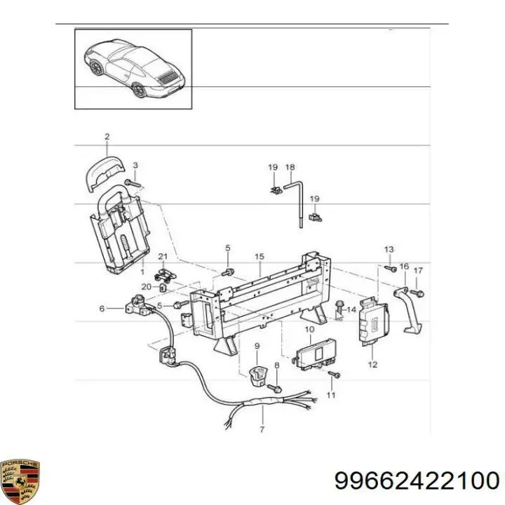 Купити 99662422100 Porsche 