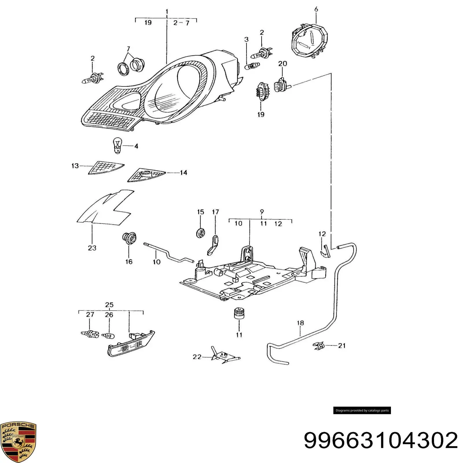  Porsche 99663104303