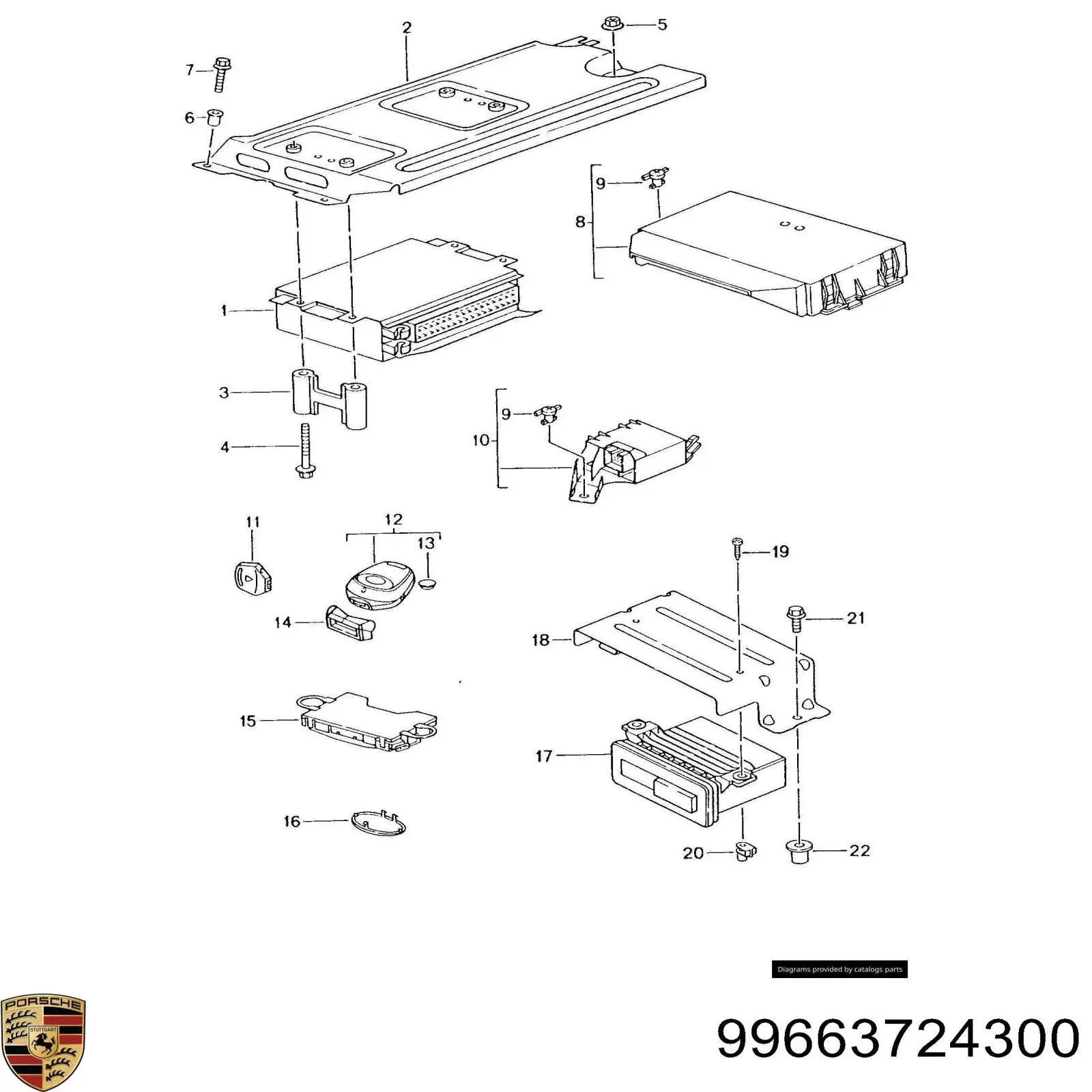 99663724300 Porsche 