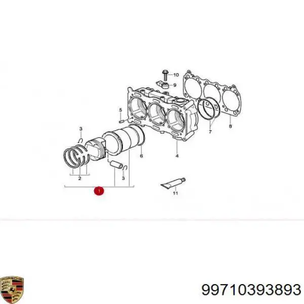  Porsche 99710393893 ціна, від 3559.00 USD