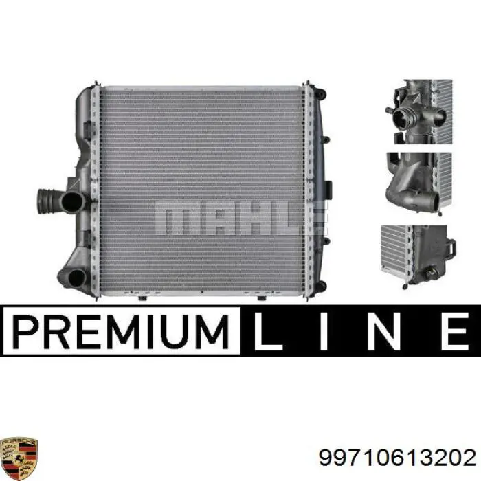 Радіатор охолодження двигуна CR817000P Mahle Original