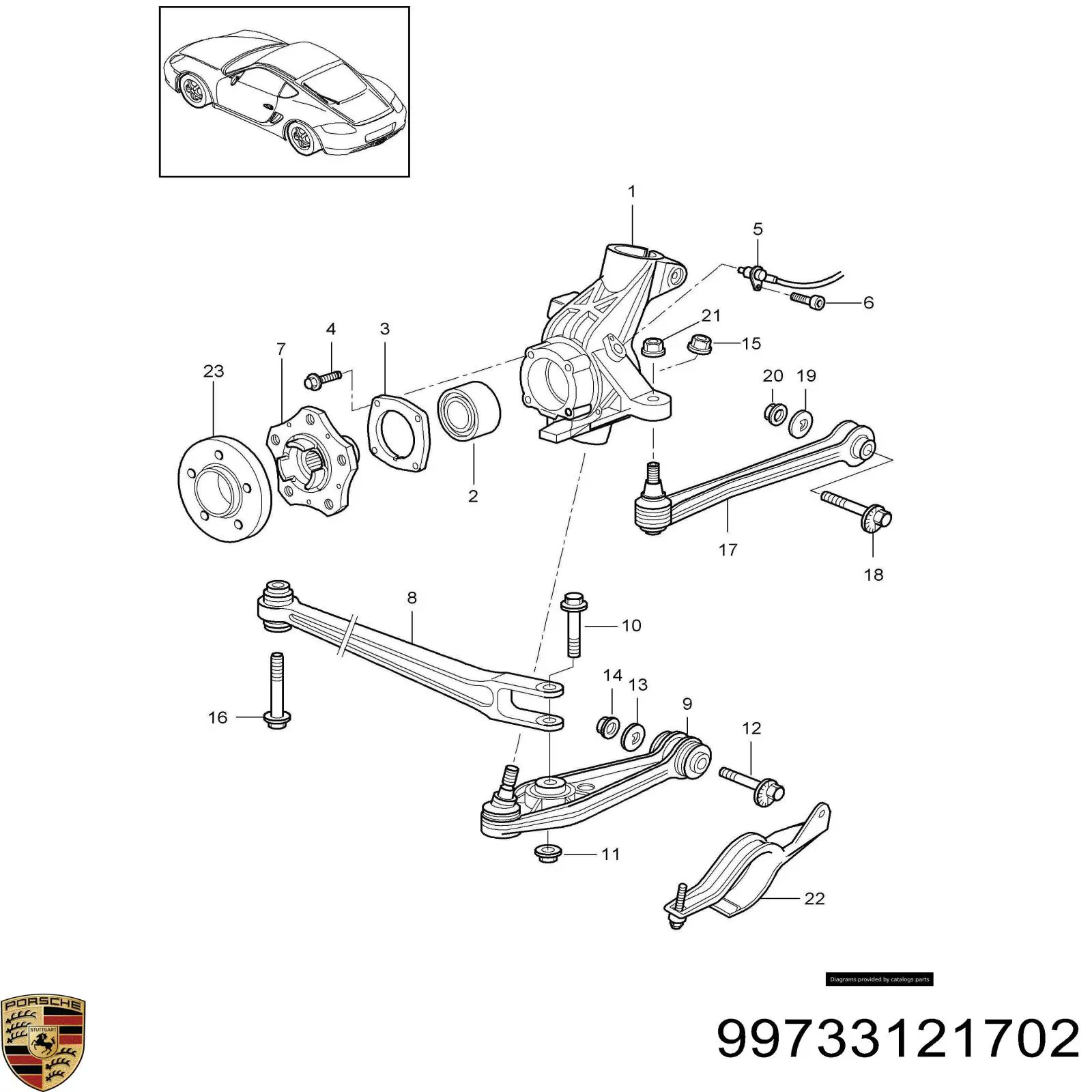 99733121702 Porsche 