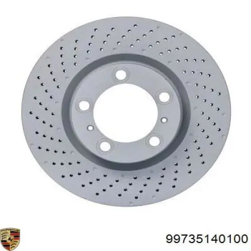 Диск гальмівний передній 99735140100 Porsche