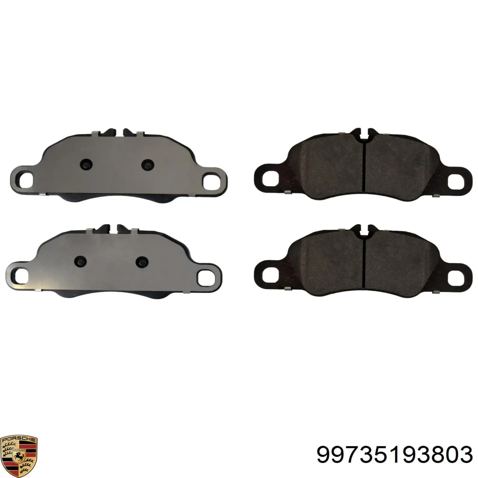 Купити 99735193803 Porsche Колодки гальмівні передні, дискові