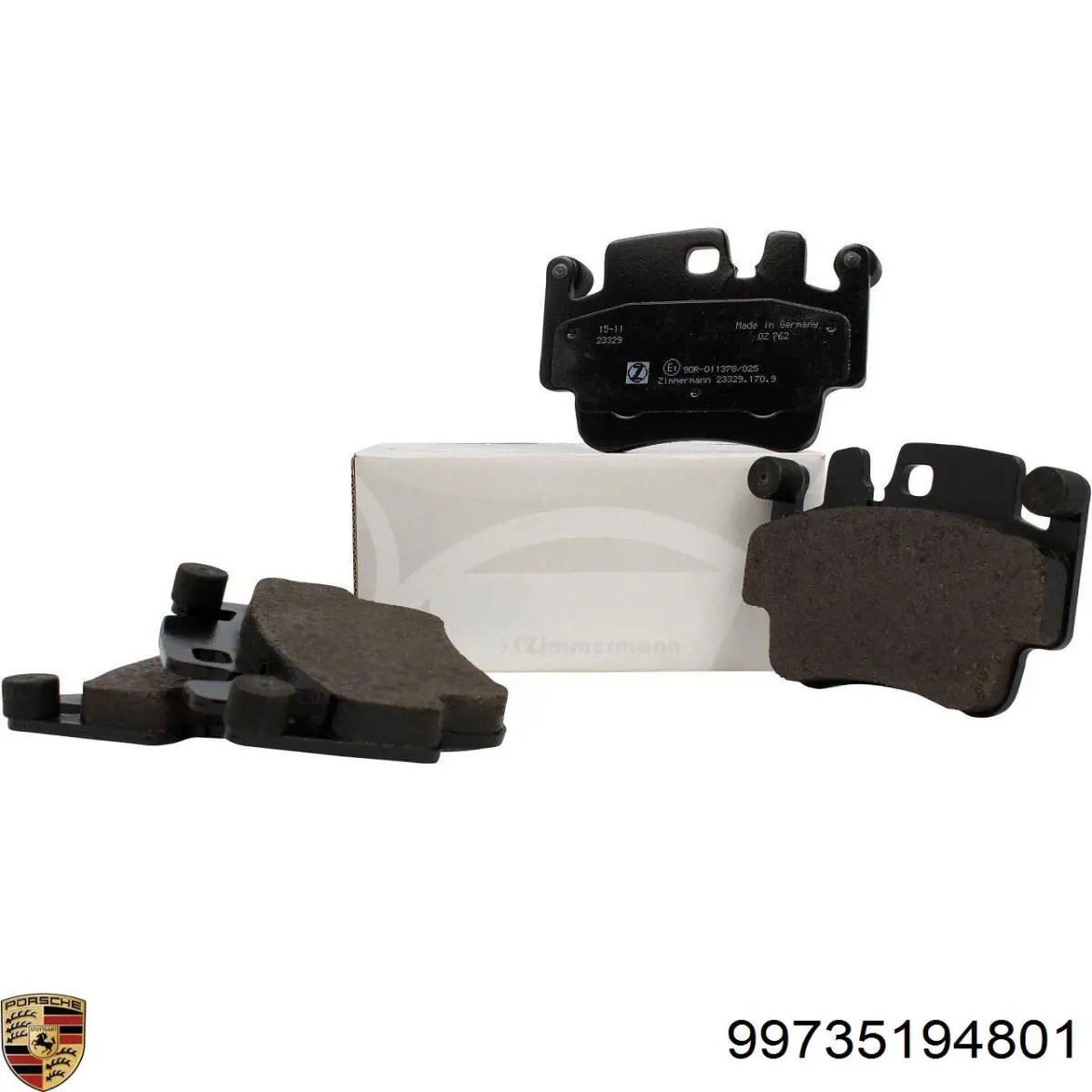 Купити 99735194801 Porsche Колодки гальмівні передні, дискові