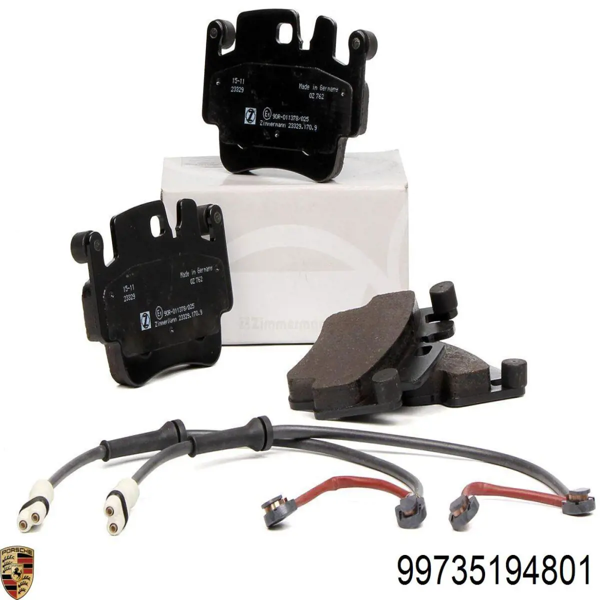 Передні тормозні колодки 99735194801 Porsche