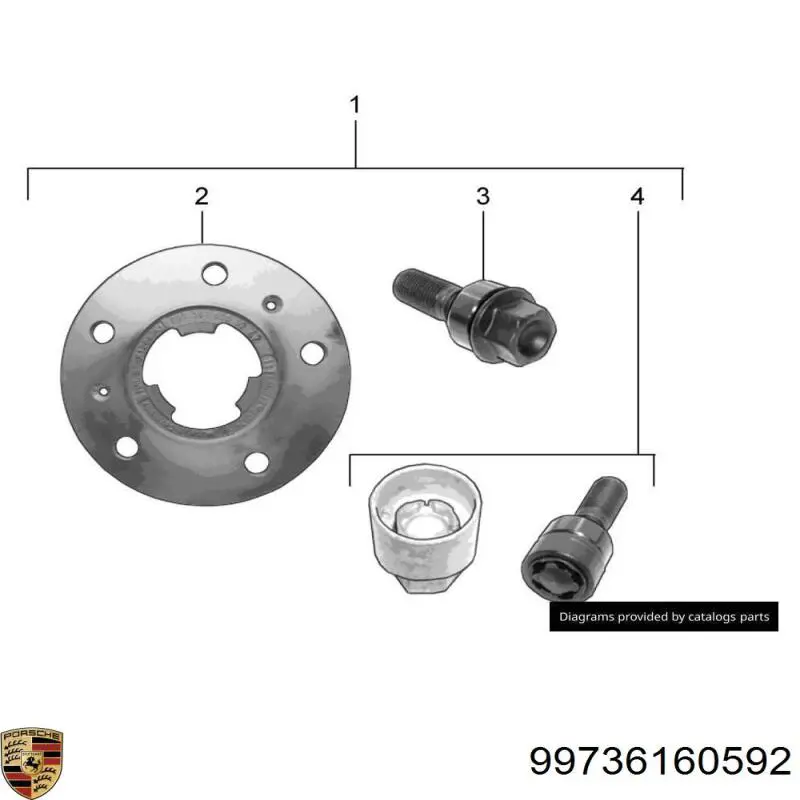  Porsche 99736160592 ціна, від 194.93 USD