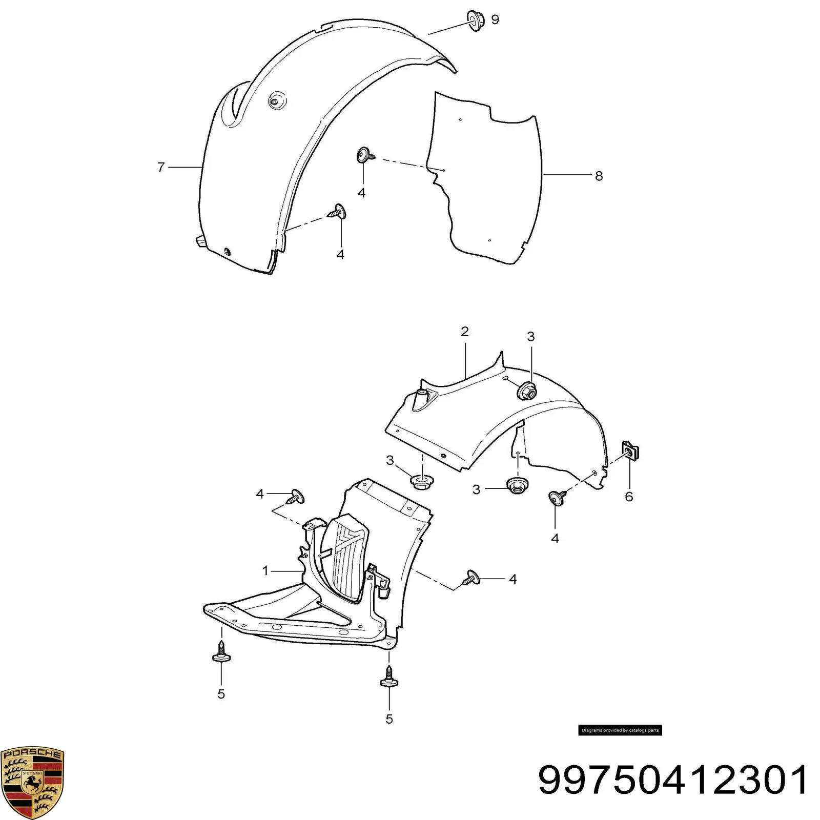 Купити 99750412301 Porsche 