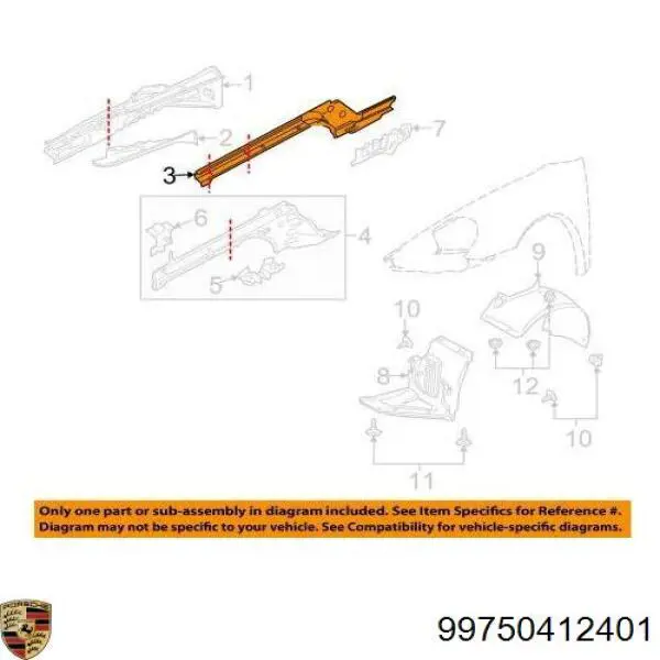  Porsche 99750412401 ціна, від 233.50 USD