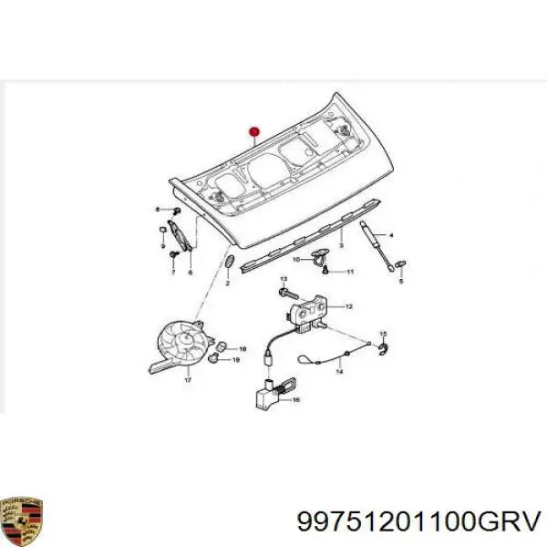  Porsche 99751201104GRV ціна, від 2310.84 USD
