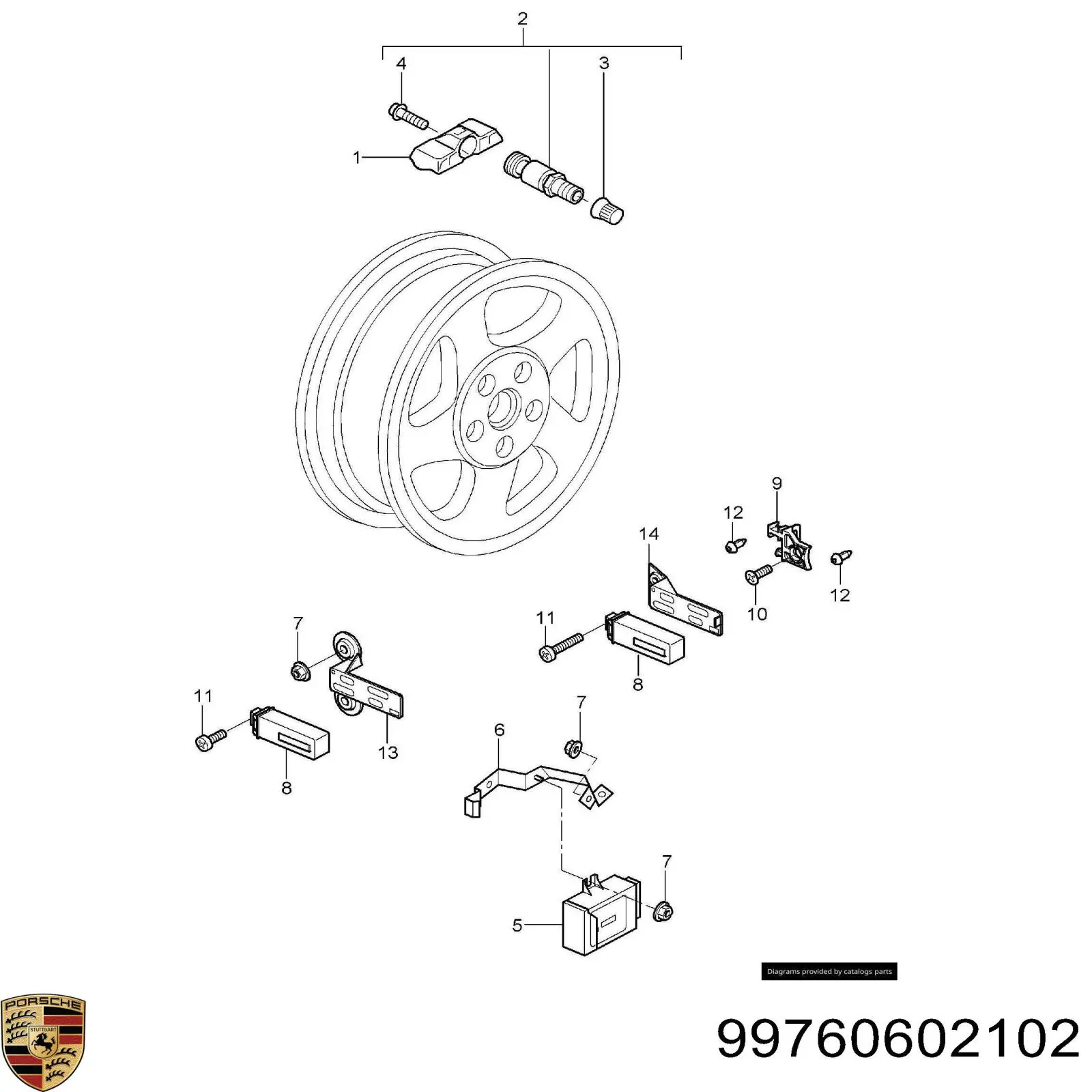 Манометр повітряний VAG 99760602102 ціна, від 46.55 USD