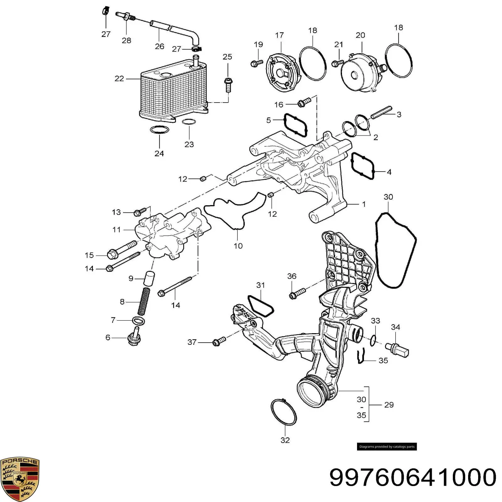 Термодатчик охолоджуючої рідини Porsche 99760641000 ціна, від 3.80 USD