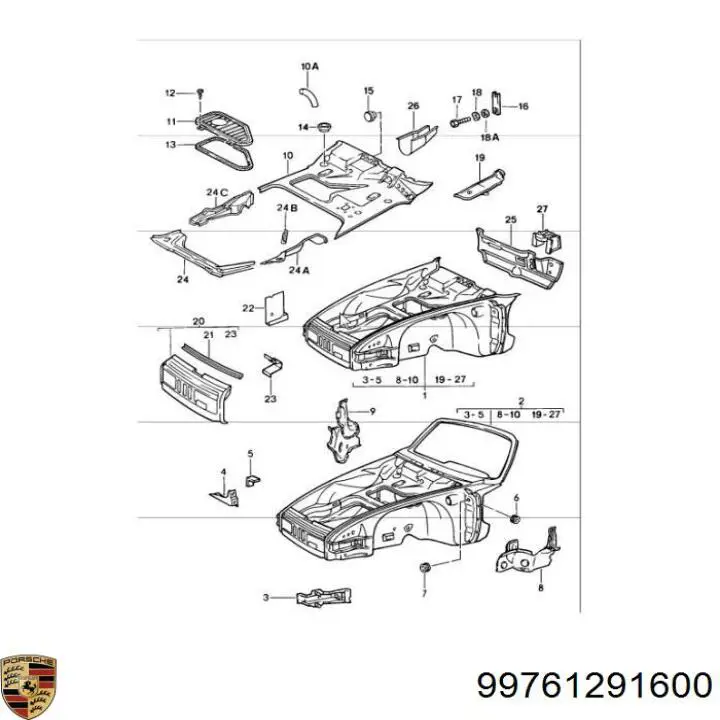 Porsche 99761291600 ціна, від 63.35 USD