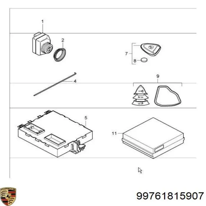 Купити 99761815907 Porsche 