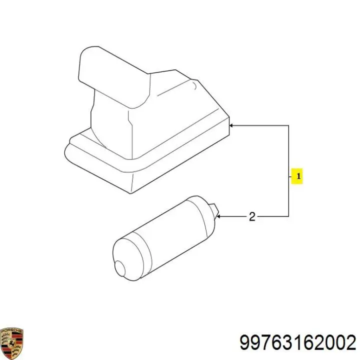 99763162002 VAG Ліхтар освітлення номерного знака