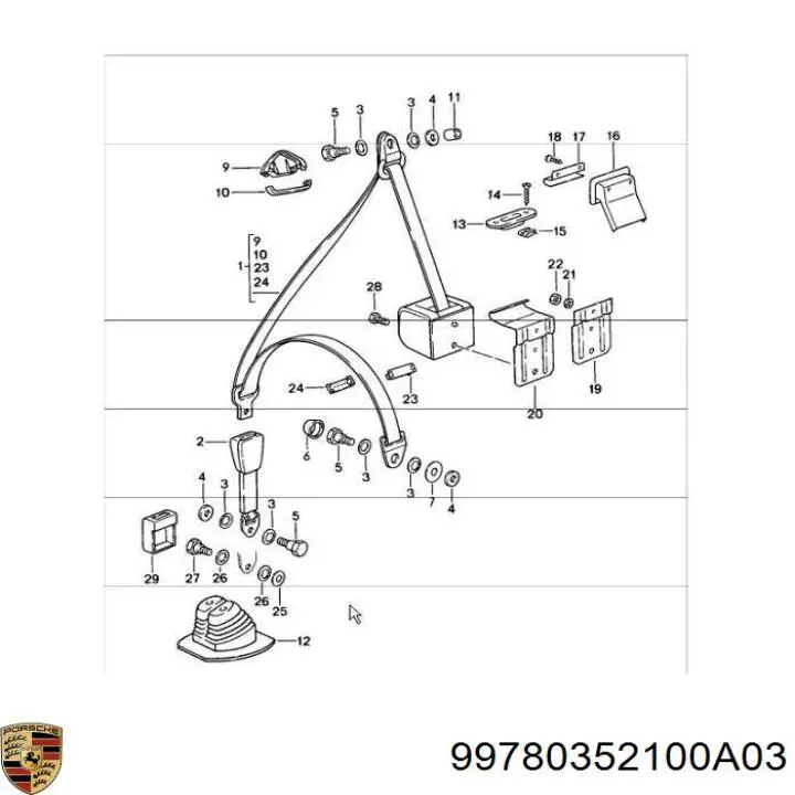 99780352100A03 Porsche 