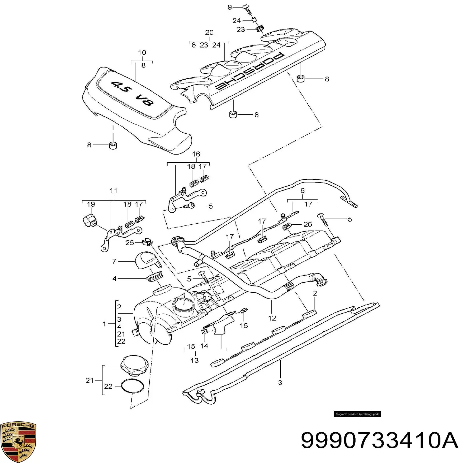  Porsche 9990733410A ціна, від 5.37 USD
