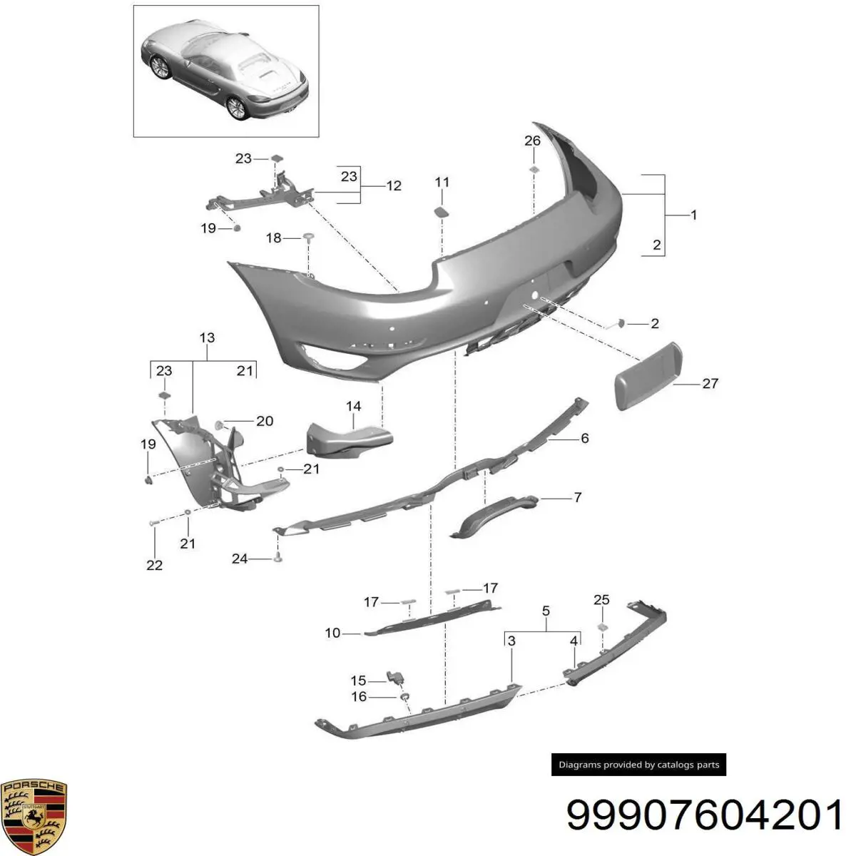  9A700746200 Porsche